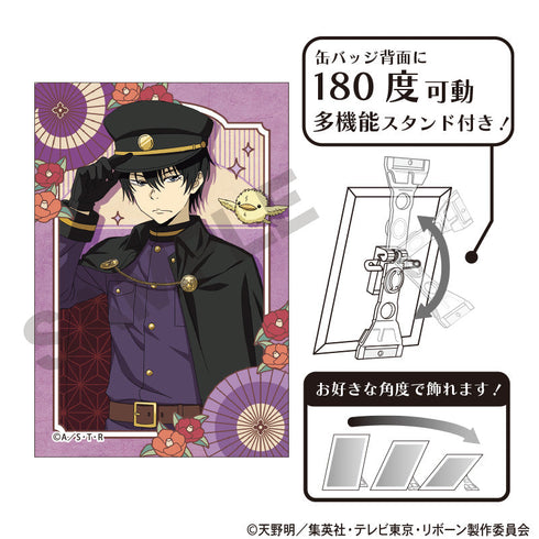 『家庭教師ヒットマンREBORN!』アート缶バッジ 雲雀恭弥 レトロコーデ