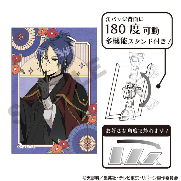 『家庭教師ヒットマンREBORN!』アート缶バッジ 六道骸 レトロコーデ