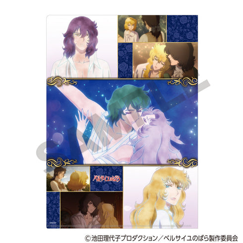 『ベルサイユのばら』シングルクリアファイル ネイビー