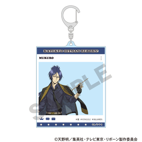 《家庭教师Hitman REBORN!》社交媒体风格亚克力钥匙扣 六道骸 台球【202610再版】
