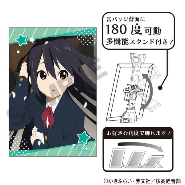 『けいおん!』アート缶バッジ 中野梓