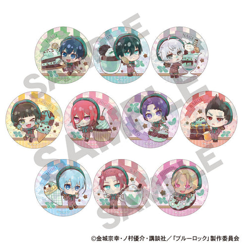 『ブルーロック』トレーディングホログラム缶バッジ きゃらペコチョコミント【BOX】