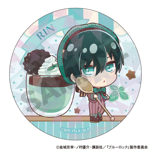 『ブルーロック』トレーディングホログラム缶バッジ きゃらペコチョコミント【BOX】