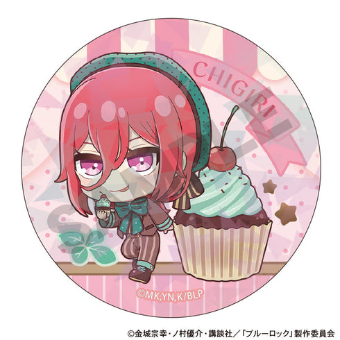 『ブルーロック』トレーディングホログラム缶バッジ きゃらペコチョコミント【BOX】