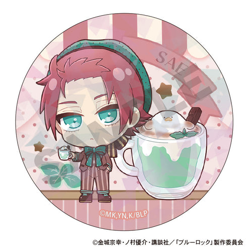 『ブルーロック』トレーディングホログラム缶バッジ きゃらペコチョコミント【BOX】