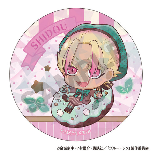 『ブルーロック』トレーディングホログラム缶バッジ きゃらペコチョコミント【BOX】