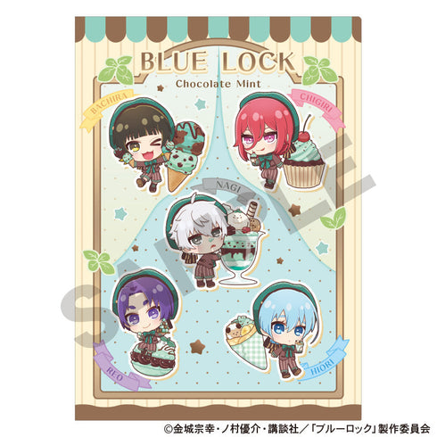 『ブルーロック』シングルクリアファイル イエロー きゃらペコチョコミント