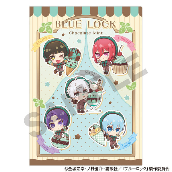 『ブルーロック』シングルクリアファイル イエロー きゃらペコチョコミント