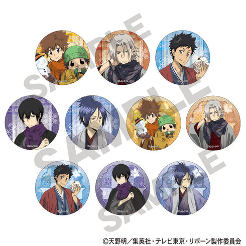 『家庭教師ヒットマンREBORN!』トレーディンググリッター缶バッジ 冬着物【BOX】