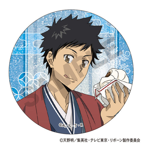 『家庭教師ヒットマンREBORN!』トレーディンググリッター缶バッジ 冬着物【BOX】