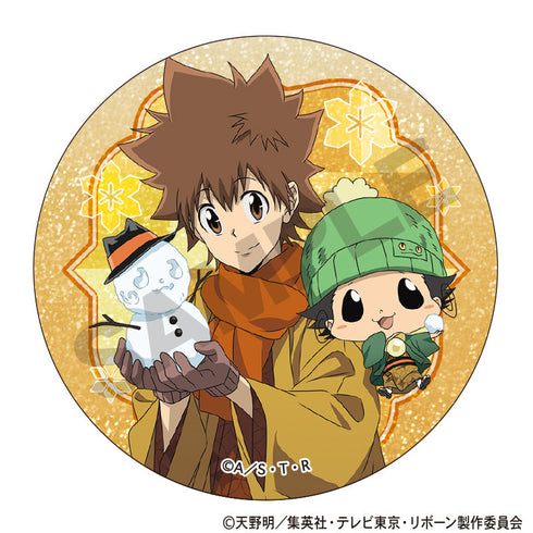 『家庭教師ヒットマンREBORN!』トレーディンググリッター缶バッジ 冬着物【BOX】