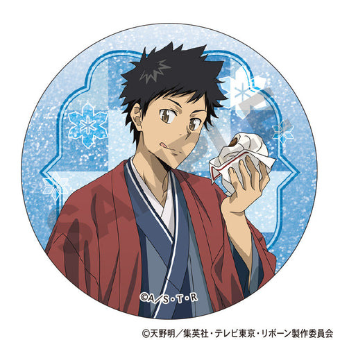 『家庭教師ヒットマンREBORN!』トレーディンググリッター缶バッジ 冬着物【BOX】