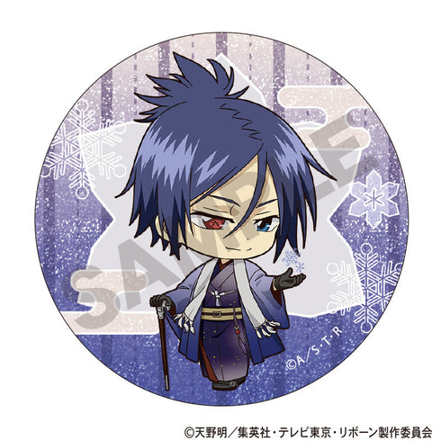 『家庭教師ヒットマンREBORN!』トレーディンググリッター缶バッジ 冬着物 ミニキャラ【BOX】