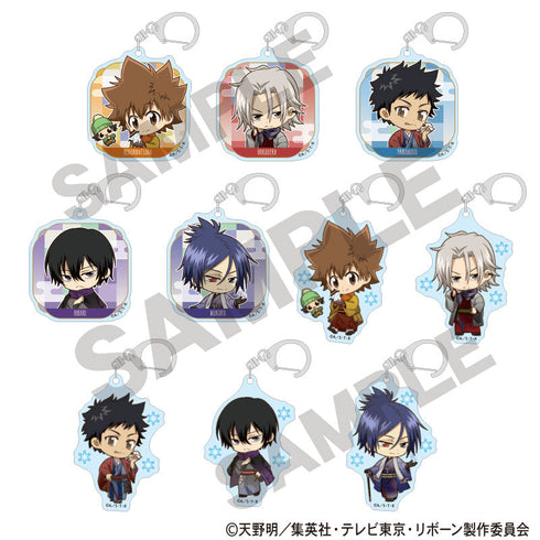 『家庭教師ヒットマンREBORN!』トレーディングアクリルキーホルダー 冬着物 ミニキャラ【BOX】