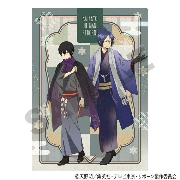 『家庭教師ヒットマンREBORN!』シングルクリアファイル グリーン 冬着物