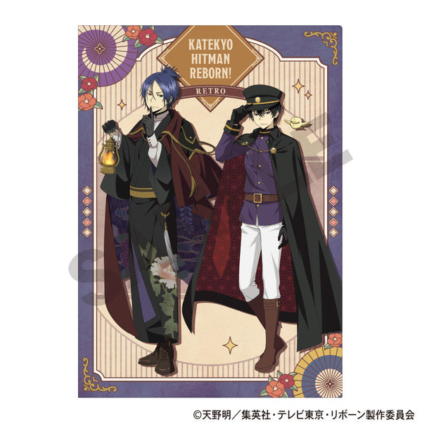 『家庭教師ヒットマンREBORN!』シングルクリアファイル ブルー レトロコーデ