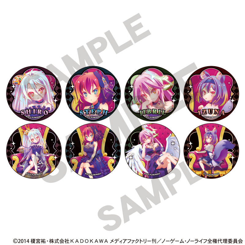 ノーゲーム・ノーライフ0 スイパラ 缶バッジ ノーゲーム・ノーライフ』トレーディング缶バッジ 玉座【BOX】 - Anime