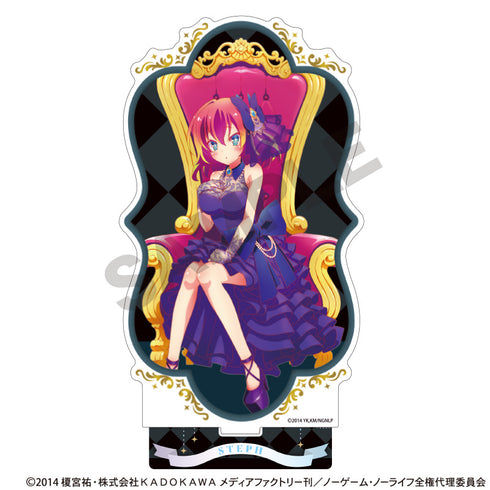 "No Game No Life" Acrylic Stand: Stephanie Dora on the Throne
