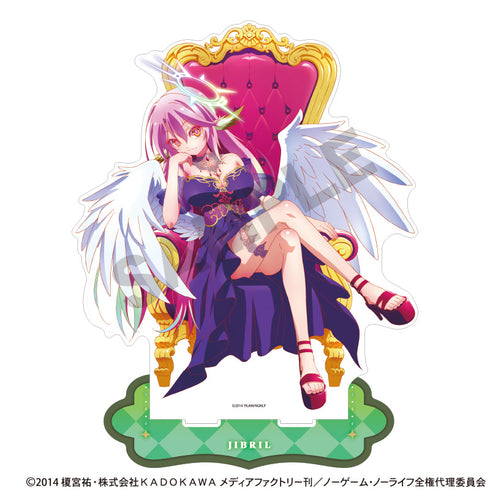 《No Game No Life》巨型亚克力立牌 吉布里尔 玉座