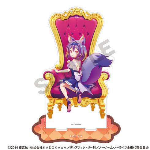 《No Game No Life》巨型亚克力立牌 初濑伊津奈 玉座
