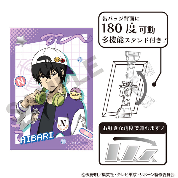 『家庭教師ヒットマンREBORN!』アート缶バッジ 雲雀恭弥 デコラファッション