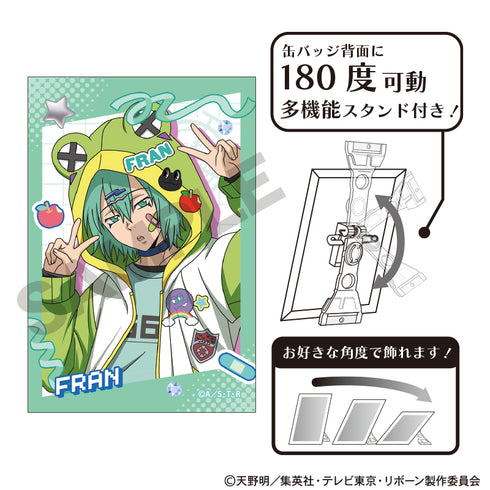 『家庭教師ヒットマンREBORN!』アート缶バッジ フラン デコラファッション
