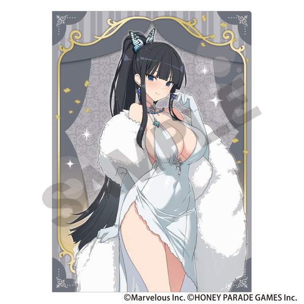 《忍者大师 闪乱神乐 NEW LINK》单张透明文件夹 斑鸠 晚礼服