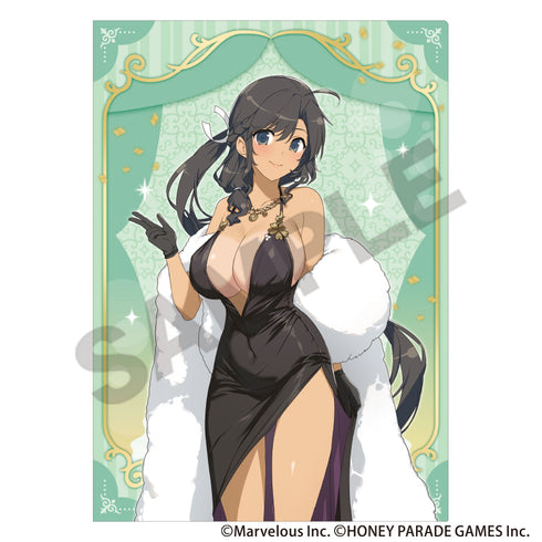 《忍者大师 闪乱神乐 NEW LINK》单张透明文件夹 焔 晚礼服