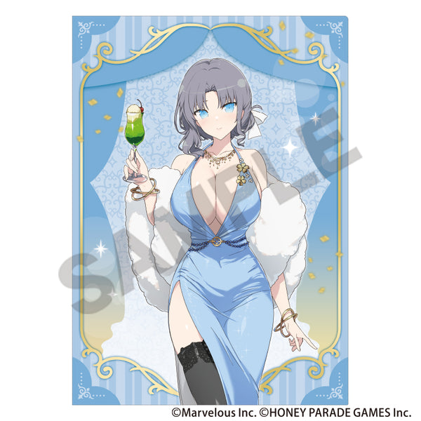 《忍者大师 闪乱神乐 NEW LINK》单张透明文件夹 雪泉 晚礼服
