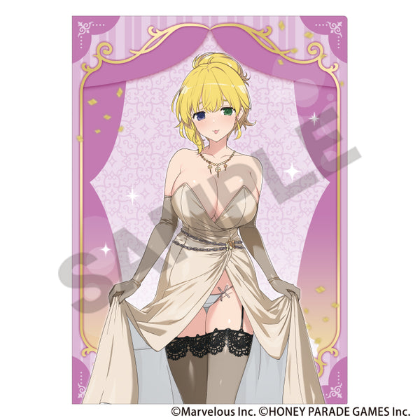 《忍者大师 闪乱神乐 NEW LINK》单面透明文件夹 两奈 晚礼服