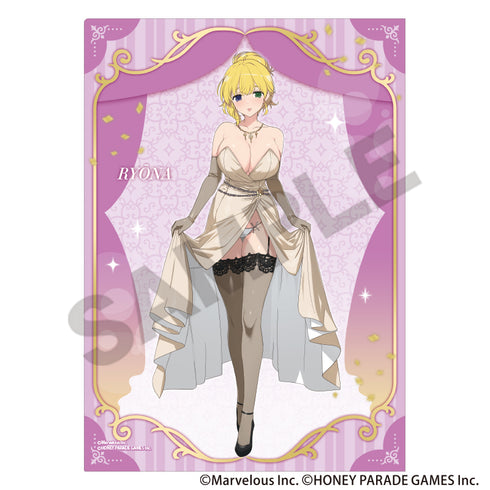 《忍者大師 閃亂神樂 NEW LINK》單片透明文件夾 兩奈 派對禮服