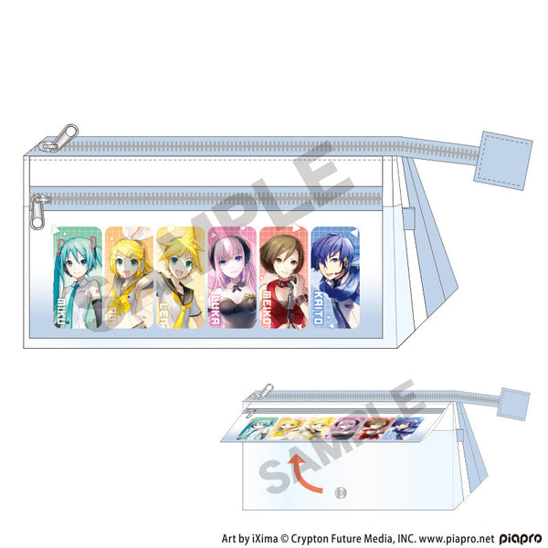 『初音ミク』フラップポケットペンケース ブルー