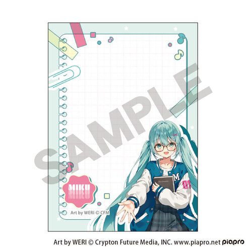 『初音ミク』ミニメモ 初音ミク&巡音ルカ メガネスタイル