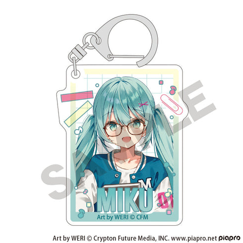 『初音ミク』トレーディングアクリルキーホルダー メガネスタイル【BOX】