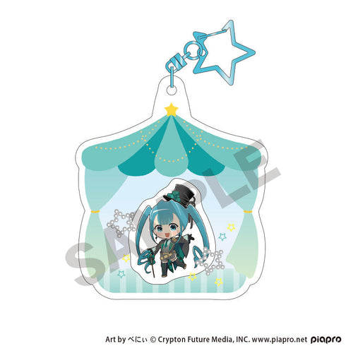 『初音ミク』エアインキーチェーン ブラックサーカスミニキャラ