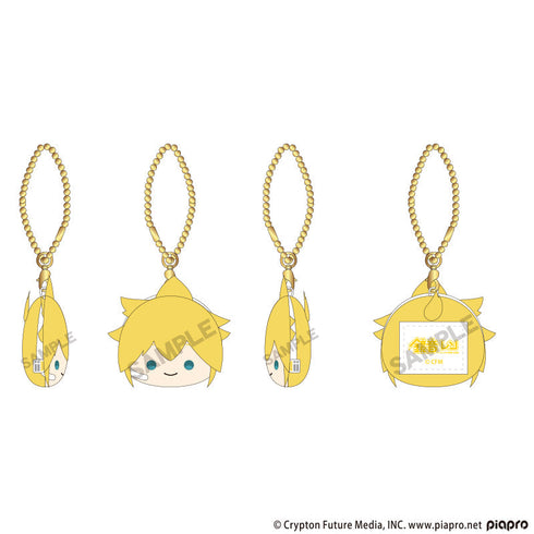 『初音ミク』ぺたふれキーホルダー 鏡音レン はんなりフェイス