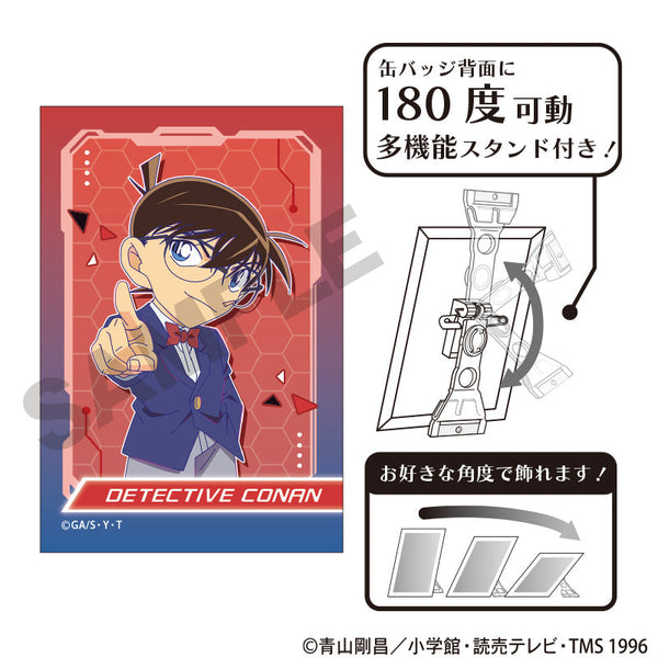 『名探偵コナン』アート缶バッジ 江戸川コナン サイバー