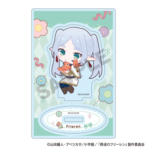 『葬送のフリーレン』アクリルスタンド フリーレン 隕鉄鳥 ぬいぐるみ抱っこ