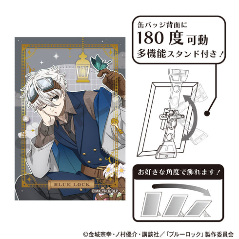 『ブルーロック』アート缶バッジ 凪誠士郎 シーカー