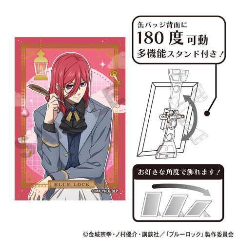 『ブルーロック』アート缶バッジ 千切豹馬 シーカー