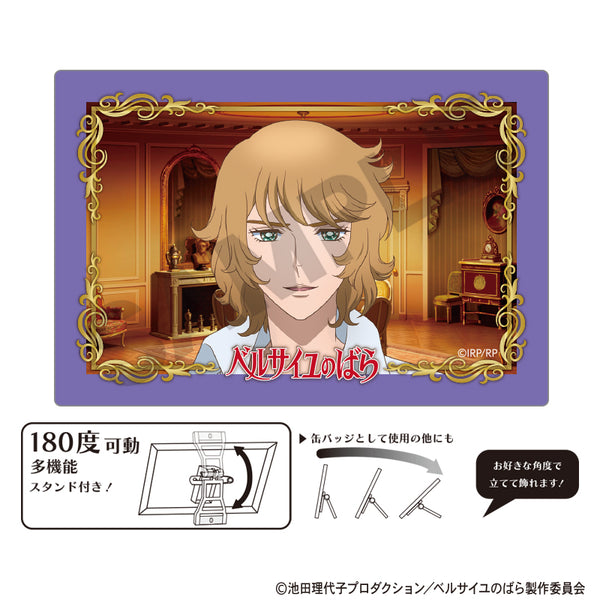 『ベルサイユのばら』アート缶バッジ フェルゼン 私服