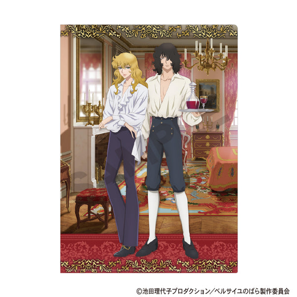 『ベルサイユのばら』シングルクリアファイル オスカル アンドレ 私服