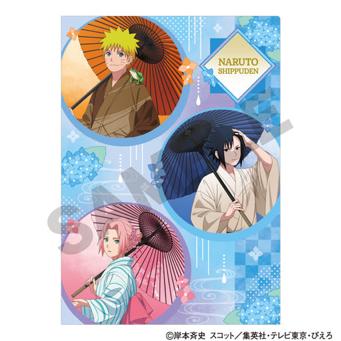 《火影忍者 疾风传》单张文件夹 鸣人&佐助&樱 五月雨