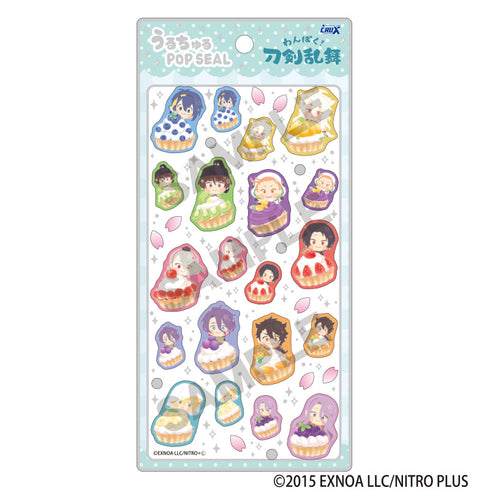 "Wanpaku! Touken Ranbu" Uruchuru POPSEAL Tart