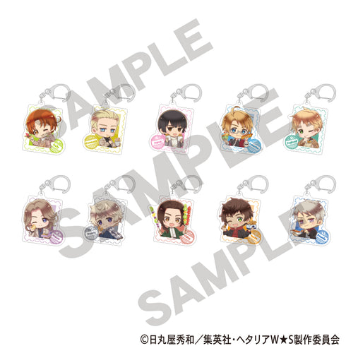 『ヘタリア World★Stars』トレーディングアクリルキーホルダー 食べ歩きグルメ ミニキャラ【BOX】