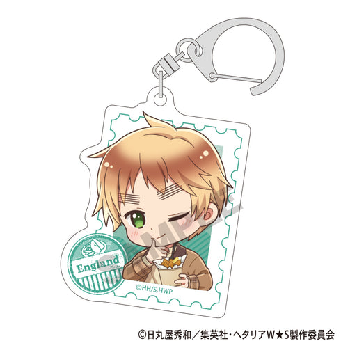 『ヘタリア World★Stars』トレーディングアクリルキーホルダー 食べ歩きグルメ ミニキャラ【BOX】