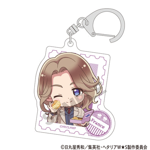 『ヘタリア World★Stars』トレーディングアクリルキーホルダー 食べ歩きグルメ ミニキャラ【BOX】