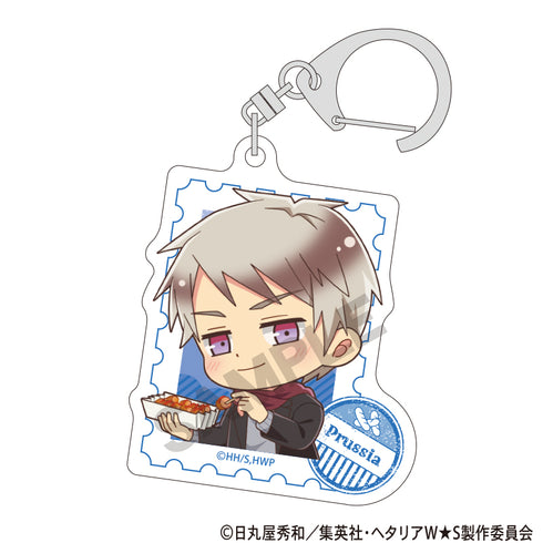 『ヘタリア World★Stars』トレーディングアクリルキーホルダー 食べ歩きグルメ ミニキャラ【BOX】