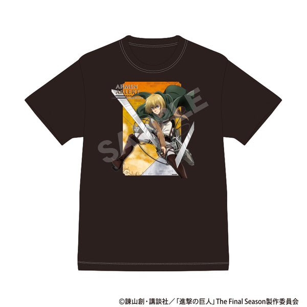 『進撃の巨人』Tシャツ アルミン アクション