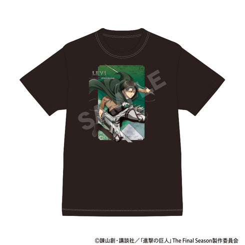 『進撃の巨人』Tシャツ リヴァイ アクション